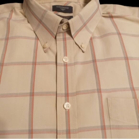 Mens Dockers Button Down Short Sleeve Shirt SZ XXL - Picture 5 of 10